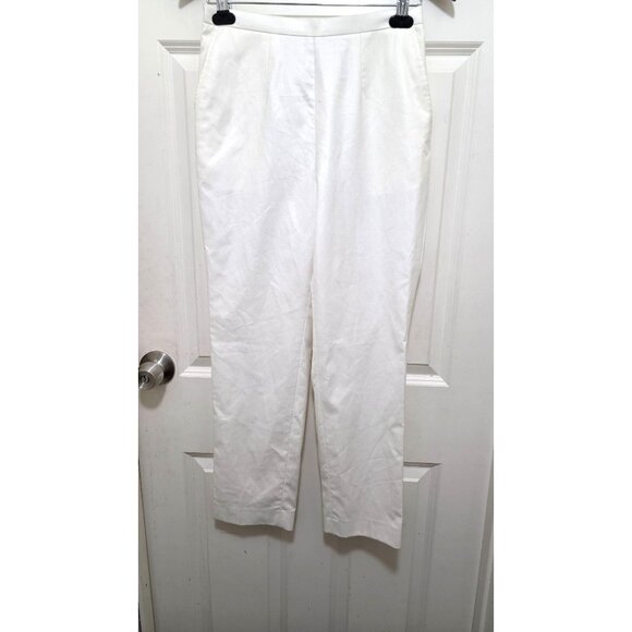 NWT The Tailory X BHLDN Women's Ivory Trousers Formal Dressing Office Pants Size - Picture 1 of 8